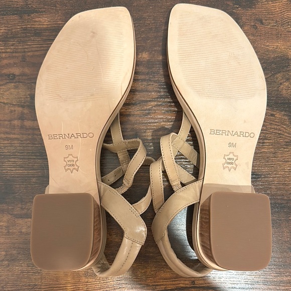 Bernardo Beige Strappy Sandals. Worn once. - Picture 8 of 8